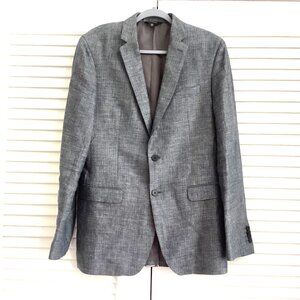 BANANA REPUBLIC 100% Linen Blazer, Men's 40L Grey  Slim Fit